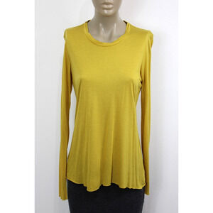 Purotatto I'm A Milk T-Shirt Top Shirt Long Sleeve Made In Italy Mustard Size S